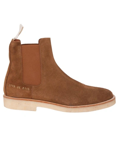 Common Projects Chelsea Boots In Tobacco