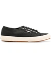 Superga Lace-up Sneakers In 999 Black