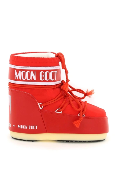Moon Boot Icon Low Apres Ski Boots In Red
