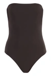Lido Sedici Strapless One Piece Swimsuit In Brown