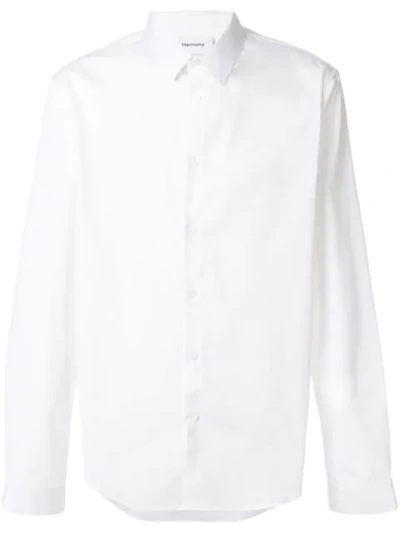 Harmony Paris Classic Button Shirt In White