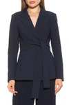 Alexia Admor Olya Jacket Blazer In Blue