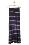Go Couture Asymmetric High-low Skirt In Charcoal
