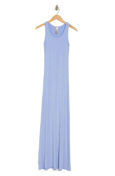 Go Couture Tie-dye Racerback Maxi Dress In Serenity