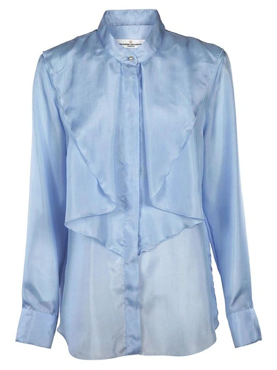 Golden Goose Nynpha Shirt In Light Blu