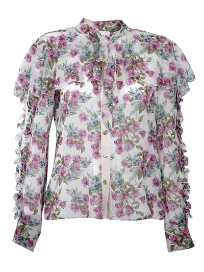 Giuseppe Di Morabito Floral Print Shirt In White White