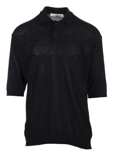 Golden Goose Classic Polo Shirt In Black