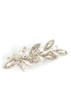 Brides And Hairpins Michal Opal & Crystal Hair Clip In Gold