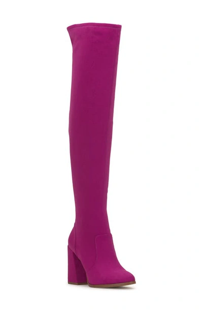 Jessica Simpson Brixten Over The Knee Boot In Berry Blast