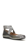 Jessica Simpson Women's Mandalaye Ballet Flats In Pewter Textile