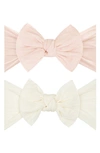 Baby Bling Babies' Headbands In Petal Ivory