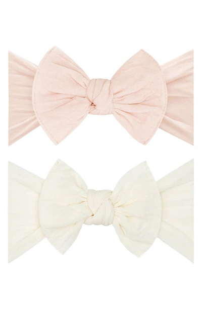 Baby Bling Babies' Headbands In Petal Ivory