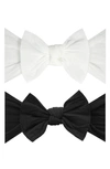 Baby Bling Babies' Headbands In White Black