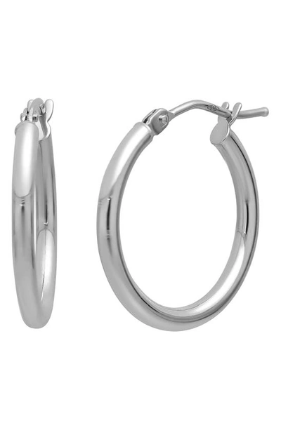 Bony Levy 14k Gold Hoop Earrings In 14k White Gold