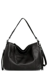 Aimee Kestenberg Convertible Leather Shoulder Bag In Black