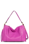 Aimee Kestenberg Convertible Leather Shoulder Bag In Fuchsia