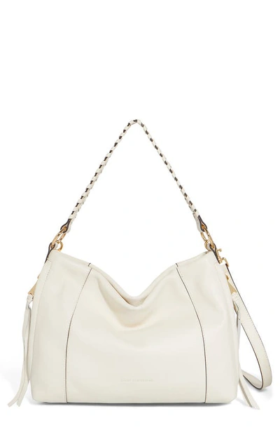 Aimee Kestenberg Convertible Leather Shoulder Bag In Vanilla Ice