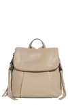 Aimee Kestenberg Pleated Convertible Backpack In Taupe