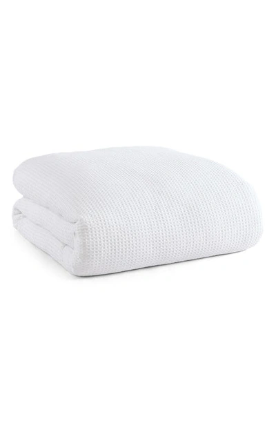 Dkny Modern Waffle Cotton Duvet & Sham Set In White