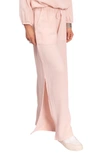 Everyday Ritual Riley Cotton Gauze Split Hem Pants In Blush