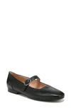 Naturalizer Kelly Mary-jane Flats In Black Leather