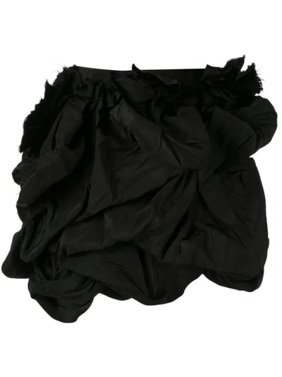 Dsquared2 Ruffle Mini Skirt - Black