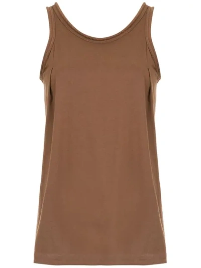 Lilly Sarti Loose Tank Top - Brown