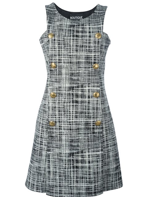 Boutique Moschino - Scratchy Print Dress | ModeSens