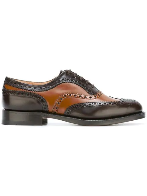 Church's Two-Tone Brogues In Brown | ModeSens