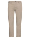 Jeckerson Man Pants Sand Size 38 Cotton, Lyocell, Elastane In Beige