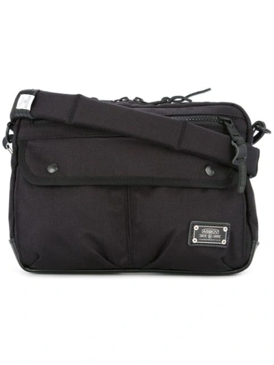 As2ov Exclusive Ballistic Shoulder Bag In Black