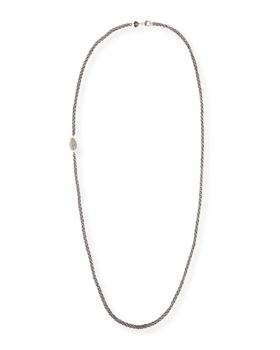 Grazia And Marica Vozza Double Link Chain Necklace With Nugget In Unassigned