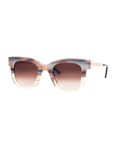 Thierry Lasry Sexxxy Acetate & Metal Polarized Sunglasses In Pink