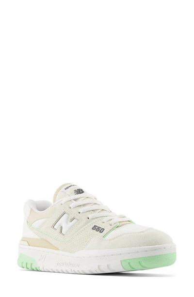 New Balance 550 Basketball Shoe In Turtledove/ Sandstone