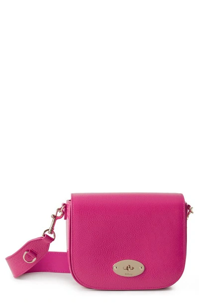 Mulberry Small Darley Leather Shoulder Bag In  Pink