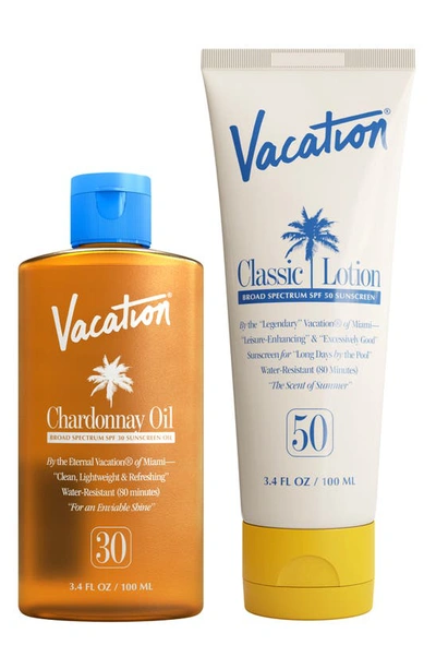 Vacation Leisure-enhancing Sunscreen Summer Sunscreen Duo $41 Value, 6.8 oz