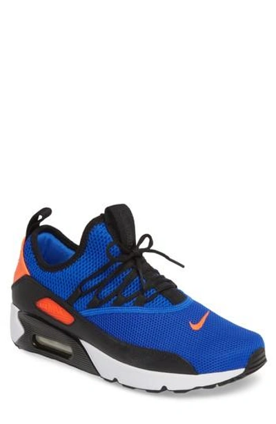 Nike Men's Air Max 90 Ez Casual Sneakers From Finish Line In Racer Blue/total Crimson-
