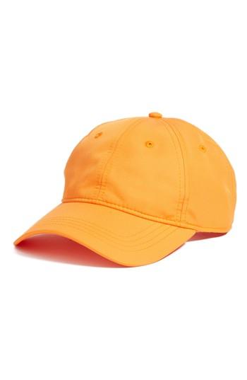 lacoste cap orange