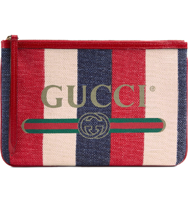 gucci red white and blue bag
