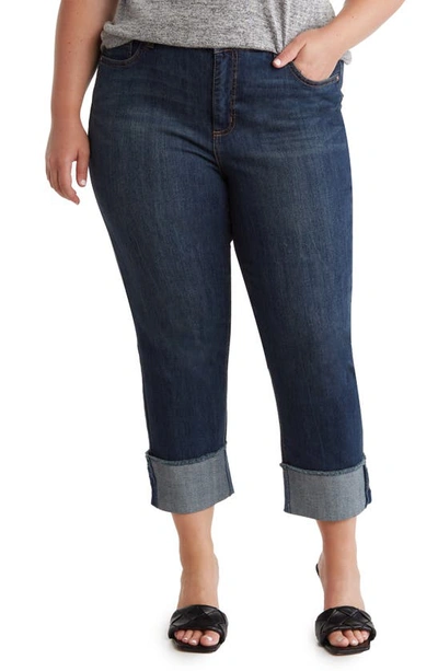 Seven7 Slim Straight Cuff Denim Jeans In Avalon