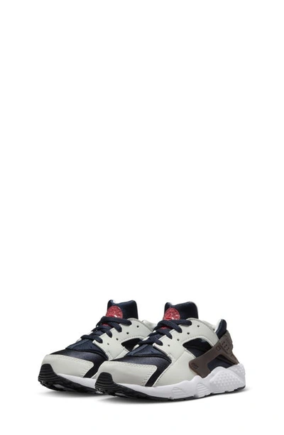 Nike Air Huarache Sneaker In Dark Obsidian/ Red/ Dust