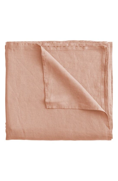 Bed Threads Linen Tablecloth In Terracotta