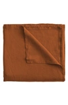 Bed Threads Linen Tablecloth In Rust