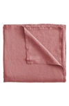 Bed Threads Linen Tablecloth In Pink Clay
