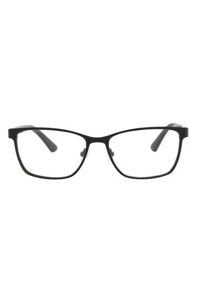 Mcq By Alexander Mcqueen 51mm Square Core Optical Glasses In Black Black Transparent