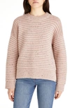 Madewell Donegal Elsmere Pullover Sweater In Donegal Blush