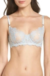 Skarlett Blue Entice Underwire Balconette Bra In Opal/ Cashmere
