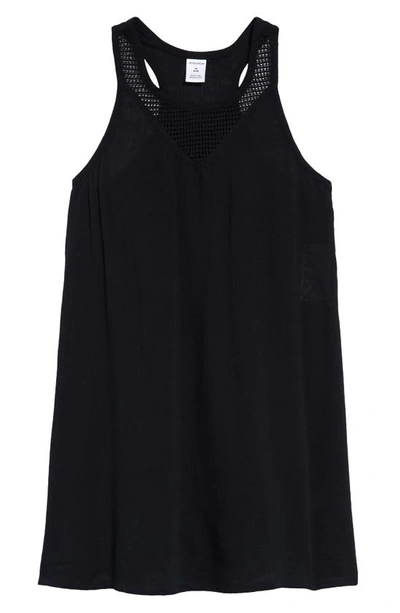 Nordstrom Kids' Swim Cover Up In Black