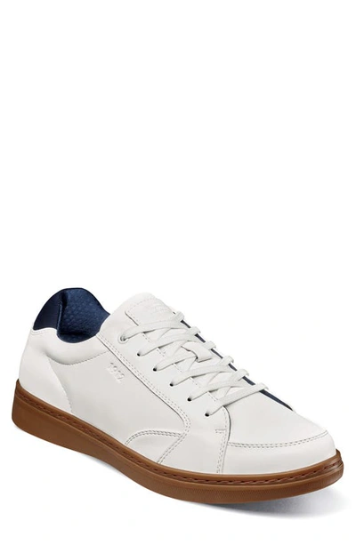 Nunn Bush Aspire Moc Toe Sneaker In White