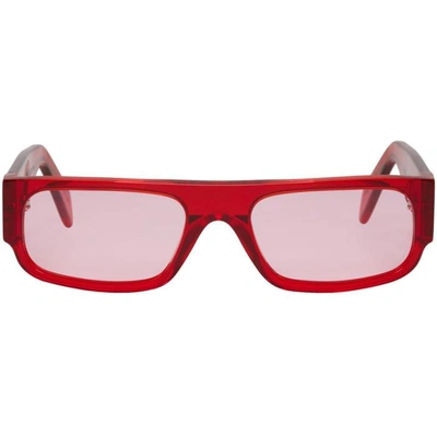 Super Red Smile Sunglasses In Lolita Smile Red
